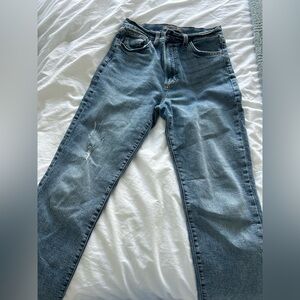 Joe's Jeans Blue Denim Og straight ankle & razor hem